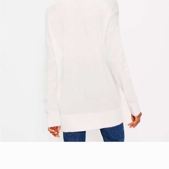 White Button-Up Cardigan - Picture 3 of 8